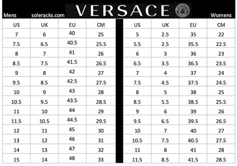 versace size guide shoes|does versace clothes run small.